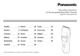 Panasonic ER2201 Instrukcja obsługi