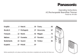 Panasonic ER2302 Instrukcja obsługi