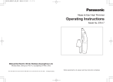 Panasonic ER417 Instrukcja obsługi