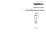 Panasonic ERGB62 Instrukcja obsługi