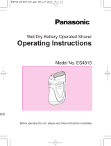 Panasonic ES4815 Instrukcja obsługi