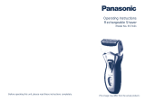 Panasonic ES7101 Instrukcja obsługi