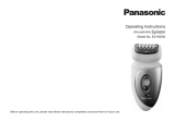 Panasonic ESWD92 Instrukcja obsługi