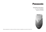 Panasonic ESWS20 Instrukcja obsługi