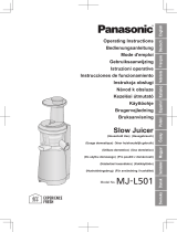 Panasonic MJ-L501 Instrukcja obsługi