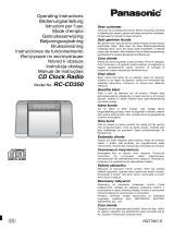 Panasonic RCCD350 Instrukcja obsługi