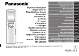 Panasonic RR US750 Instrukcja obsługi