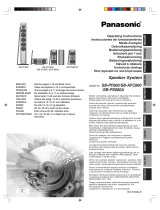 Panasonic SBPF800 Instrukcja obsługi