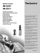 Technics SB-CA11 Instrukcja obsługi