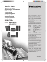 Panasonic SBHTS250 Instrukcja obsługi
