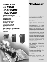 Technics SBM300 Instrukcja obsługi