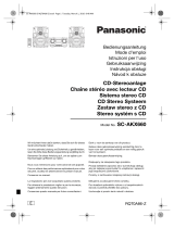 Panasonic SC-AKX660E Instrukcja obsługi