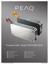 PEAQ PDR150BT - Portable DAB plus Radio Instrukcja obsługi