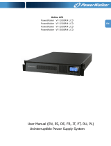 PowerWalker VFI 3000 RM LCD Instrukcja obsługi