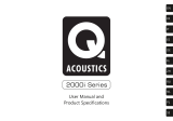Q Acoustics Serie 2000i Instrukcja obsługi