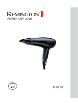 Remington ECO 2000W D3010 Instrukcja obsługi