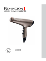 Remington Keratin Therapy Pro Dryer AC8000 Instrukcja obsługi