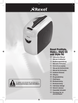 Rexel Style+ Shredder Confetti Cut Instrukcja obsługi