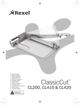 Rexel ClassicCut CL410 Guillotine Instrukcja obsługi