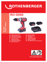 Rothenberger Drill driver RO DD60 Instrukcja obsługi