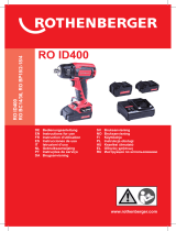 Rothenberger Impact drive RO ID400 Instrukcja obsługi