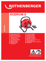 Rothenberger Drum machine RODRUM S Instrukcja obsługi