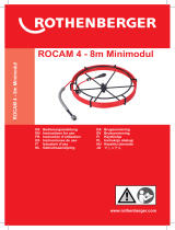 Rothenberger Minimodule ROCAM 4 Plus 8m Instrukcja obsługi