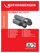 Rothenberger Press machine ROMAX AC ECO Basic unit Instrukcja obsługi