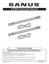 Sanus CALW01 Instrukcja instalacji