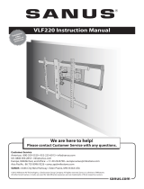 Sanus VLF220 Instrukcja instalacji