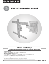 Sanus VMF220 Instrukcja instalacji