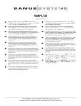 Sanus VMPL50 Instrukcja obsługi
