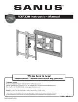 Sanus VXF220 Instrukcja instalacji