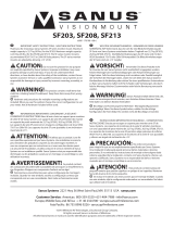 Sanus Systems VisionMount SF203 Instrukcja obsługi