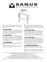Sanus Systems VLT15 Instrukcja obsługi