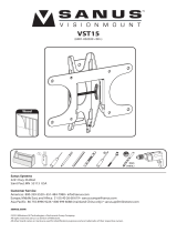 Sanus VST15 Instrukcja obsługi