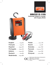 Schumacher Bahco BBCE12-15S Automatic Battery Charger with Supply Mode Instrukcja obsługi