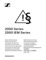 Sennheiser EK 2000 IEM Instrukcja obsługi