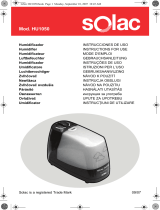 Solac HU1050 Instrukcja obsługi