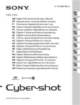 Sony Cyber-Shot DSC H55 instrukcja