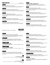 Sony DSC-TX5/B Ważna informacja
