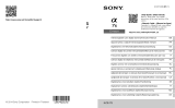 Sony A7S Instrukcja obsługi