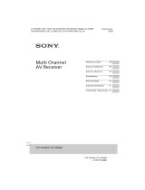Sony STR-DN860 instrukcja