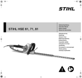 STIHL HSE 81, Bar length 70 cm Instrukcja obsługi