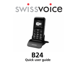 SWISS VOICE B24 Black Instrukcja obsługi