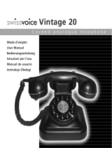 SwissVoice Vintage 20 Instrukcja obsługi