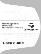 Targus Rechargeable Wireless Notebook Mouse Instrukcja obsługi