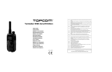 Topcom Twintalker 9500 Airsoft Edition Instrukcja obsługi