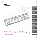 Trust Slimline Aluminium Keyboard for Mac IT Instrukcja obsługi