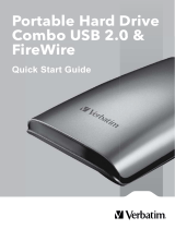 Verbatim Portable Hard Drive Combo USB Instrukcja obsługi